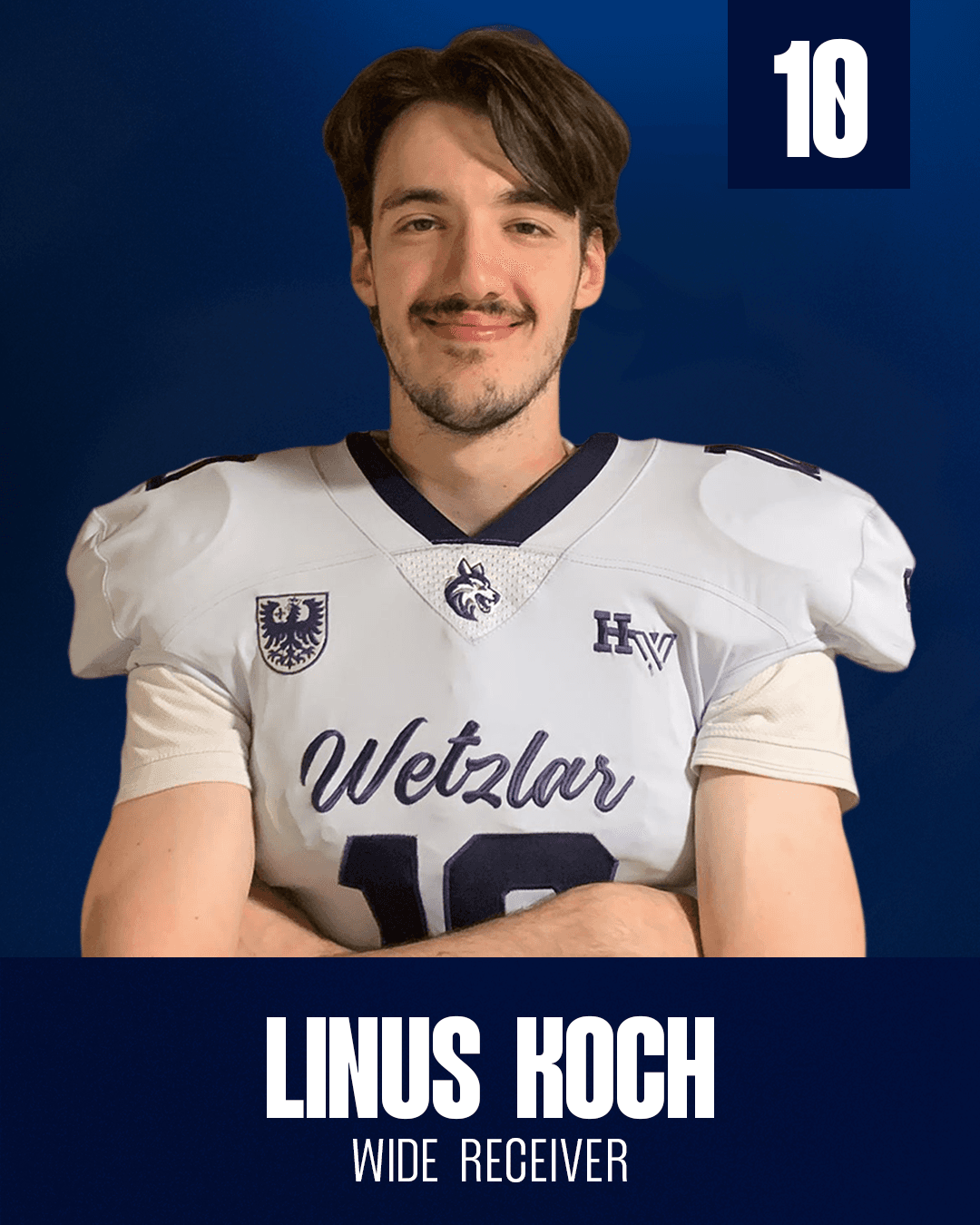 Spieler mit Trikotnummer 10, Position WR