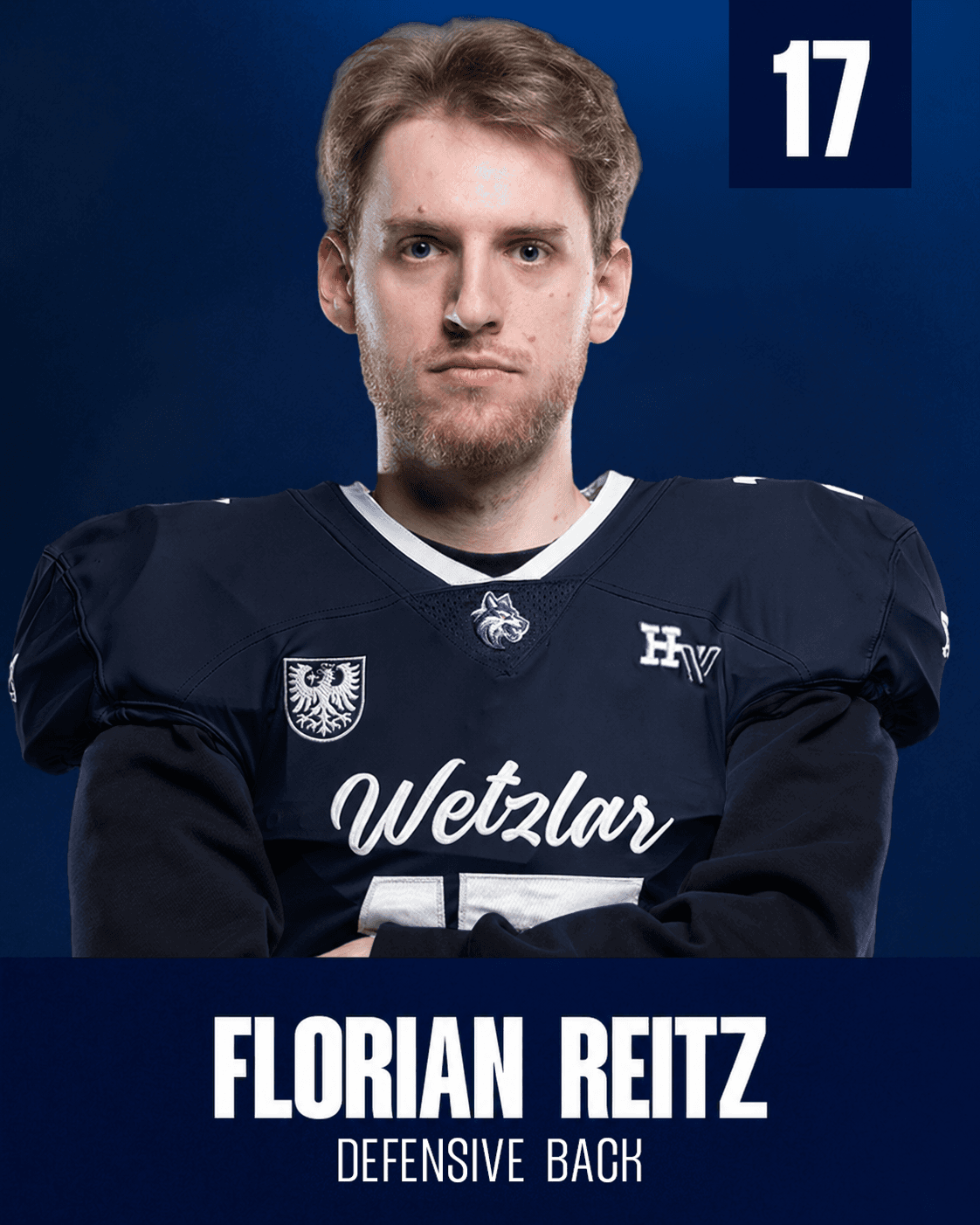 Spieler mit Trikotnummer 17, Position DB