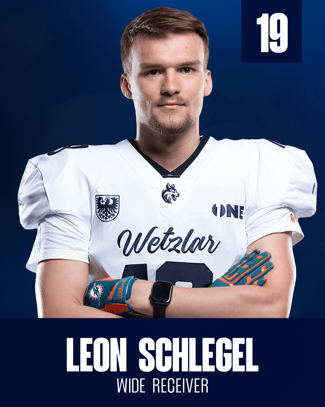 Spieler mit Trikotnummer 19, Position WR