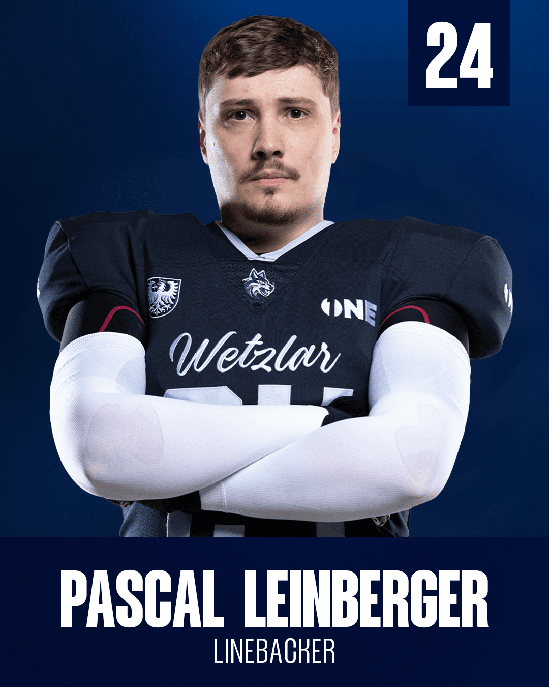 Spieler mit Trikotnummer 24, Position LB