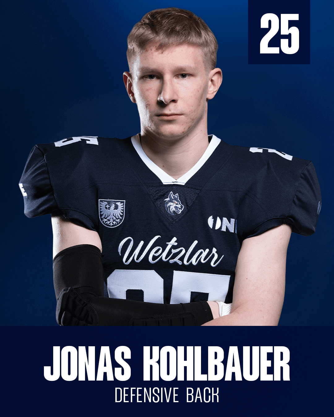 Spieler mit Trikotnummer 25, Position DB