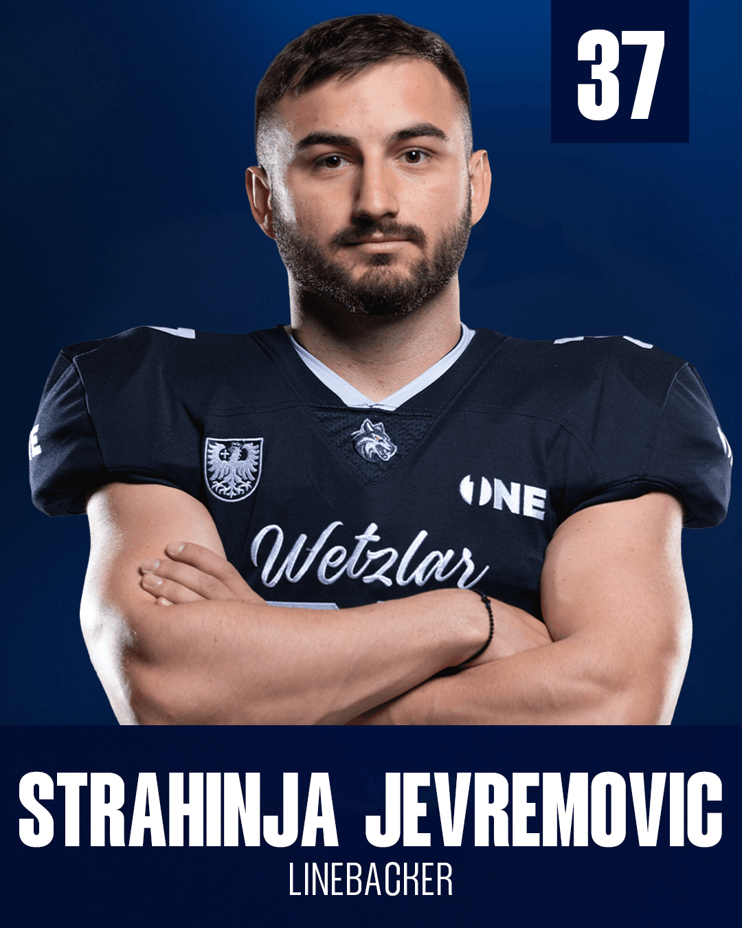 Spieler mit Trikotnummer 37, Position LB