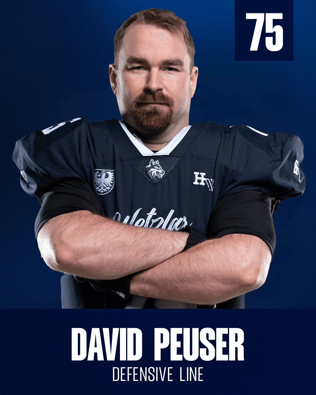 Spieler mit Trikotnummer 75, Position DL