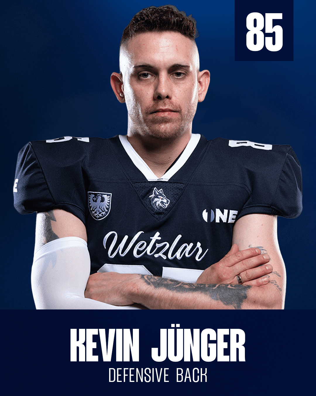 Spieler mit Trikotnummer 85, Position DB