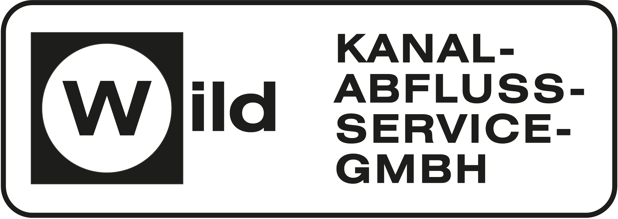 Logo Wild Kanal Abfluss Service Logo schwarz (png)