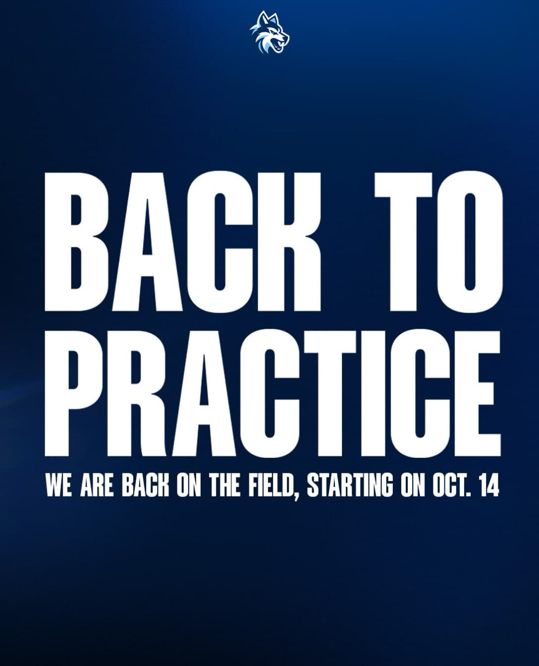 We r back on the field!🐺🐺