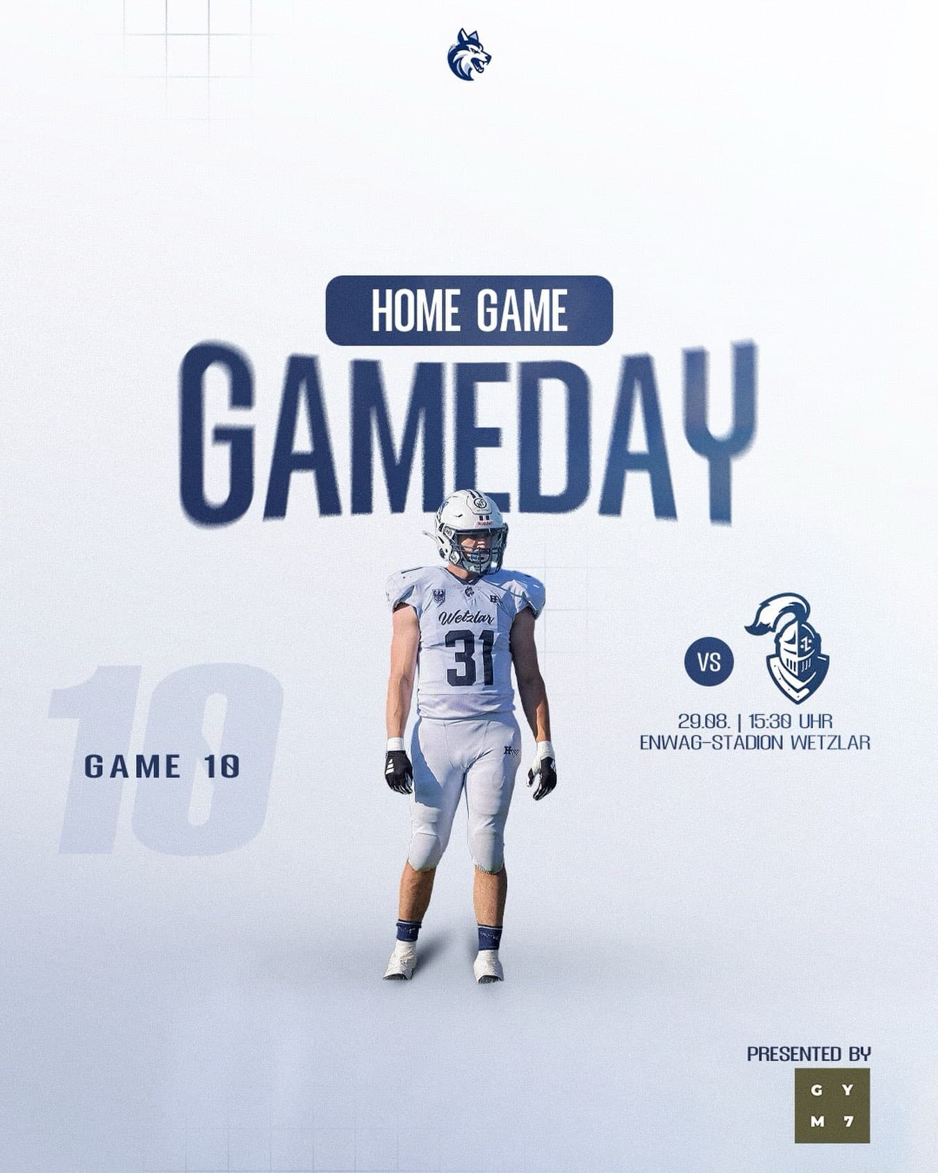 Letzter Gameday der Saison⏰ ⏰ Einlass 14:30 Uhr / Kickoff 15:30 Uhr 📍 Karl-Kellner-Ring 13, 35576 Wetzlar 🎟️ Eintritt 5€ / freier Eintritt für Schüler, Stu…